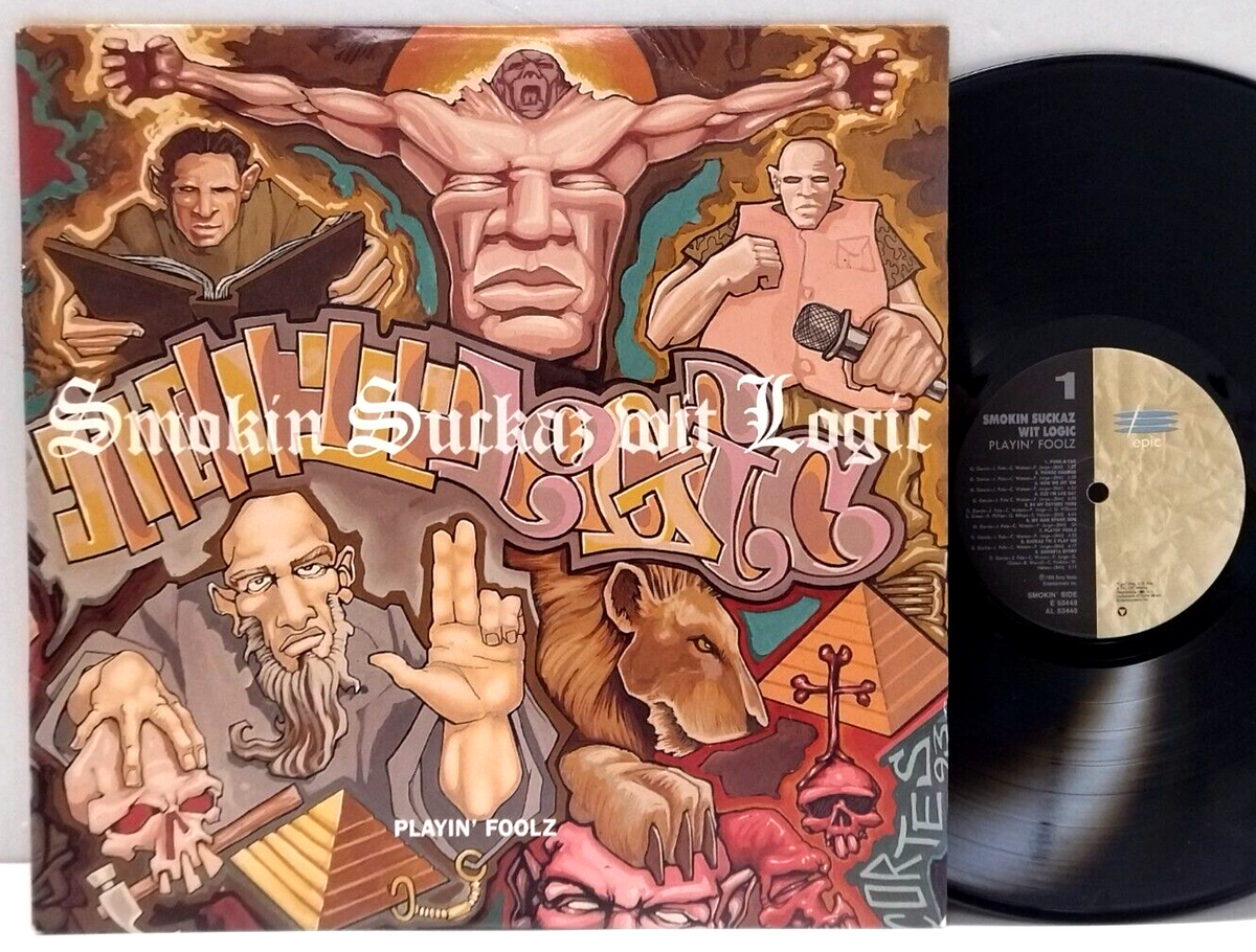 Smokin’ Suckaz wit Logic EP CD 【希少】 Smokin Suckaz Wit Logic - Playin' Foolz LP 1993 US ORIG Epic