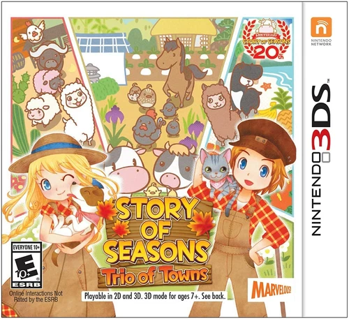 STORY OF SEASONS TRIO OF TOWNS - Nintendo 3DS, Brand New