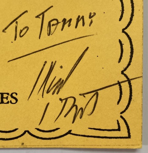Biglietto d'oro firmato autografo Willy Wonka regista Mel Stuart - JSA - S&H GRATUITO! - Foto 3 di 5