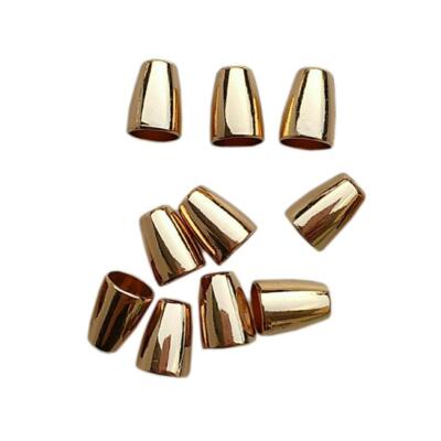 10 Stück Golden Bell Stopper Schnurenden Schloss Stopper Knebelclips für