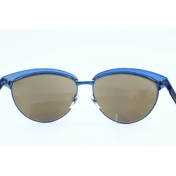 Authentic Gucci GG 4249/S BO33U Cat Eye Blue Sunglasses 