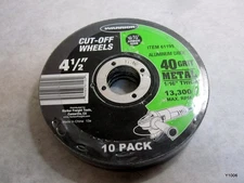 Warrior 10 Pack - 4.5" Cut Off Wheels For Grinders Metal & Stainless Steel 4 1/2