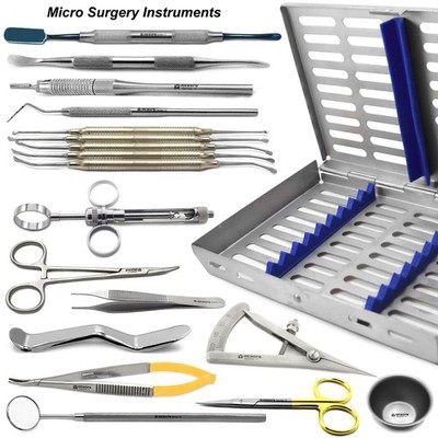 Zahnimplantat Mikrochirurgischer Sinuslift Instrument Kit Prichard Elevator Molt 9