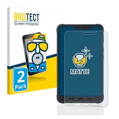 2x Schutzfolie Matt für Samsung Galaxy Tab Active 3 Enterprise Edition LTE 