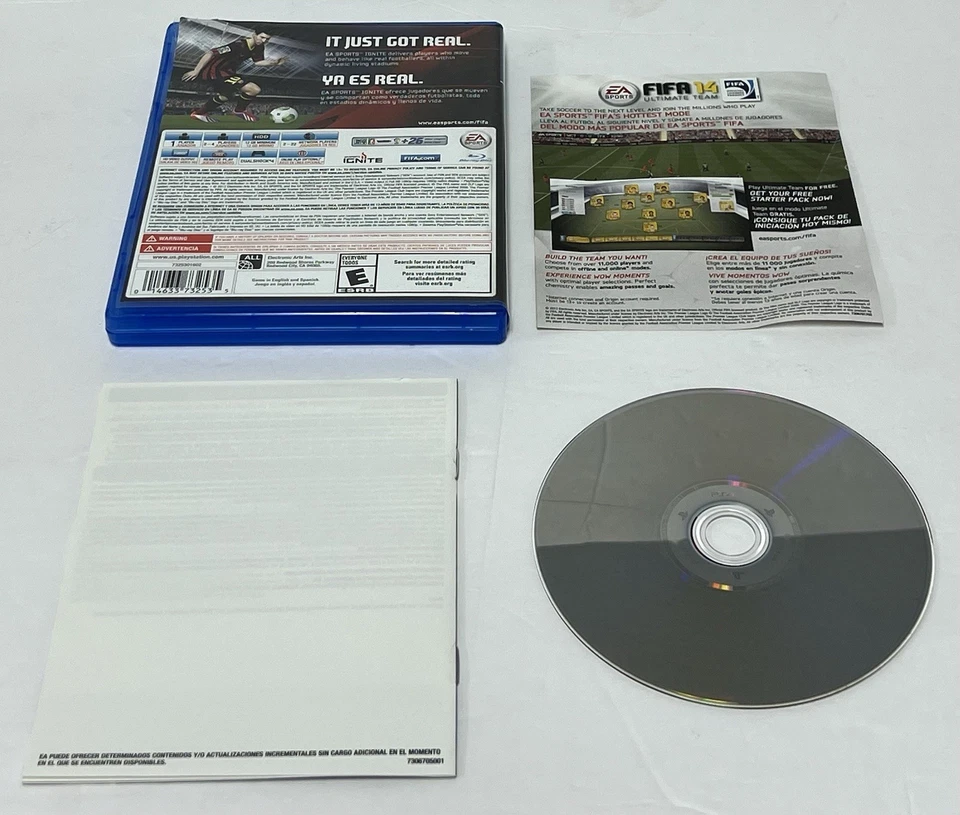 FIFA 14 + 15 + 18 Ronaldo Edition + 21 - PS4 - USED | Tested - Image 4 of 4