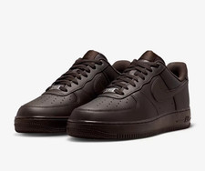  Size 7.5 - 14  - Nike Air Force 1 Low '07 Velvet Brown Men's