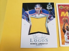 Henrik Lundqvist NY Rangers 2007 - 2008 UD The Cup Limited Logos Blank Back