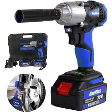 Profi 18V Akku Schlagschrauber mit 2x 6000mAh - Max 420Nm Drehmoment, Elektro...