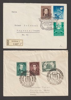 1949/1952 (2) SALZBURGER FESTSPIELE 1 x Reko