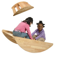 Wooden Rocking Boat for Children, Use as Playground Equipment, Daycare Furniture