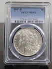 1887-O Morgan Silver  Dollar PCGS MS62  Clean Coin!!