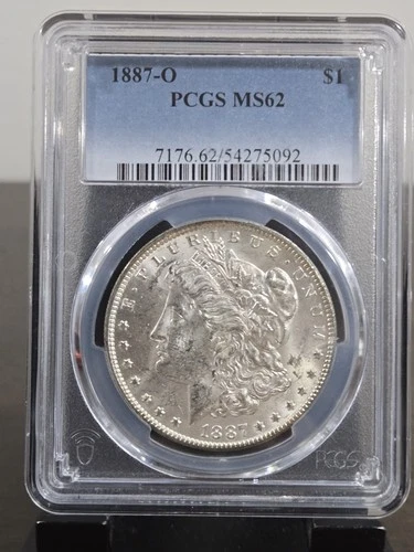 1887-O Morgan Silver  Dollar PCGS MS62  Clean Coin!!