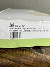 Seasons Anchor Point Single Handle Kitchen Faucet Stainless Steel 211794 1.8GPM