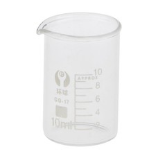 Messbecher Aus Niedrigem Formglas F&uuml;r Chemielabore, 10 Ml