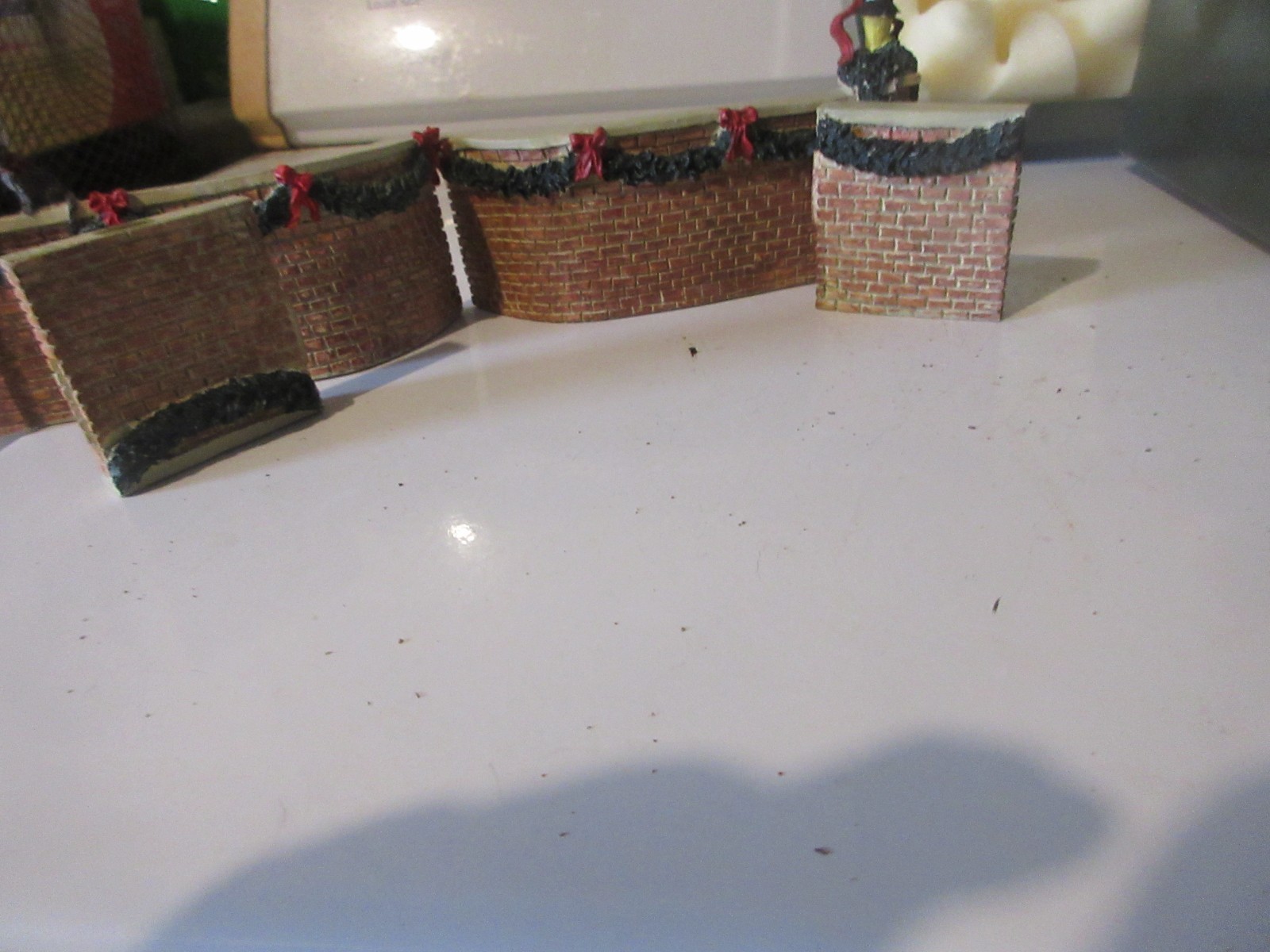 Lang and Wise Christmas Tea Shoppe Folk Art Village 1996 Lighted First Edition