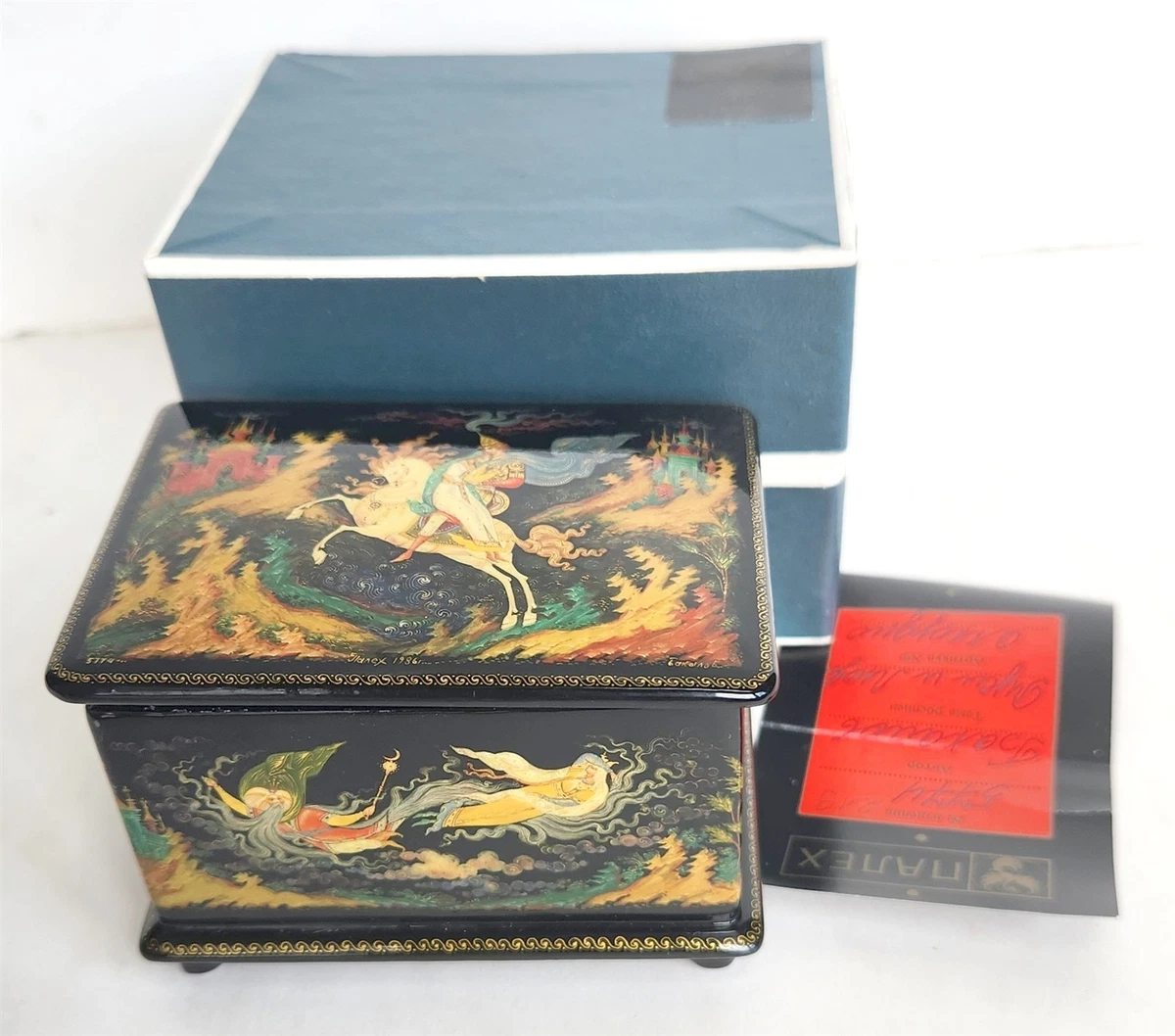 Russian Lacquer Box Palekh for sale | eBay