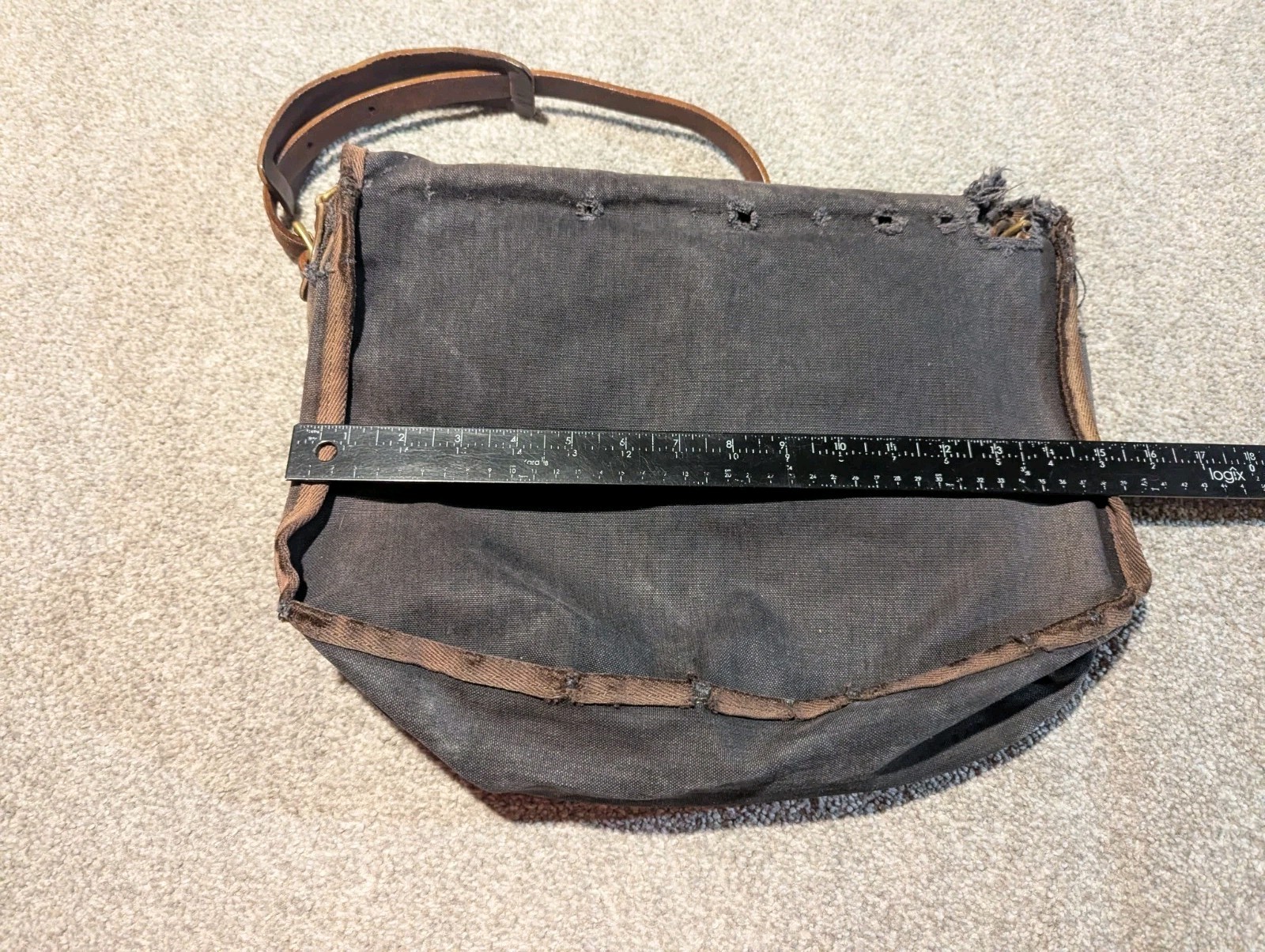 Duluth Pack Bag Blue Double Medium Shell Crossbod… - image 15