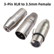 Microphone Adaptors Adaptors 3-Pin 3-Pin XLR To 3.5mm Adaptors Coupler