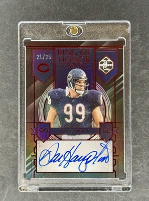 Dan Hampton 2023 Panini Limited Ring of Honor /25 Autograph #ROH-DHA Bears