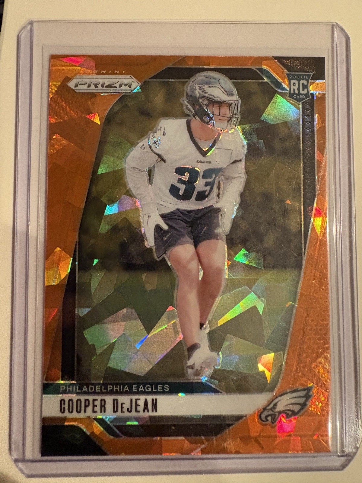 2024 Panini Prizm - Rookies Cooper DeJean #321 Orange Ice Prizm (RC)