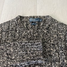 Polo Ralph Lauren Knit Sweater Marled Crewneck Chunky Pullover Men  s Size XL