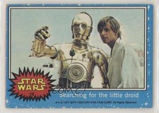 1977 Topps Star Wars C-3PO Luke Skywalker Searching for the Little Droid #19 0as