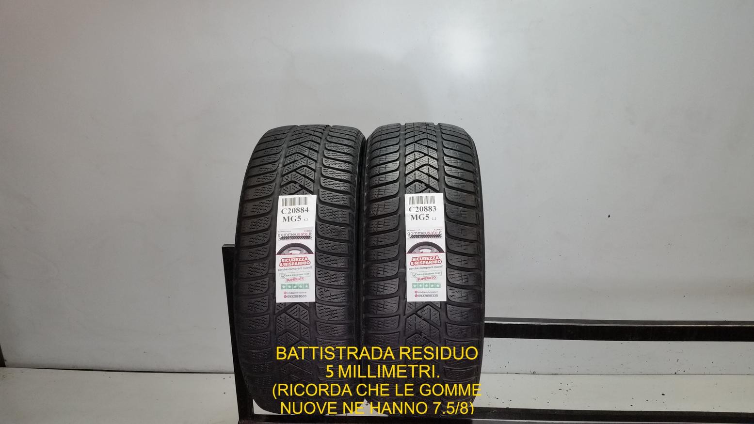 GOMME USATE TERMICHE 225/45R18 95V PIRELLI SOTTOZERO 3 PNEUMATICI C20884