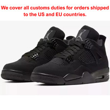 Jordan 4 Retro Black Cat CU1110-010 - 2020 All Size US 7-12 Men Size 