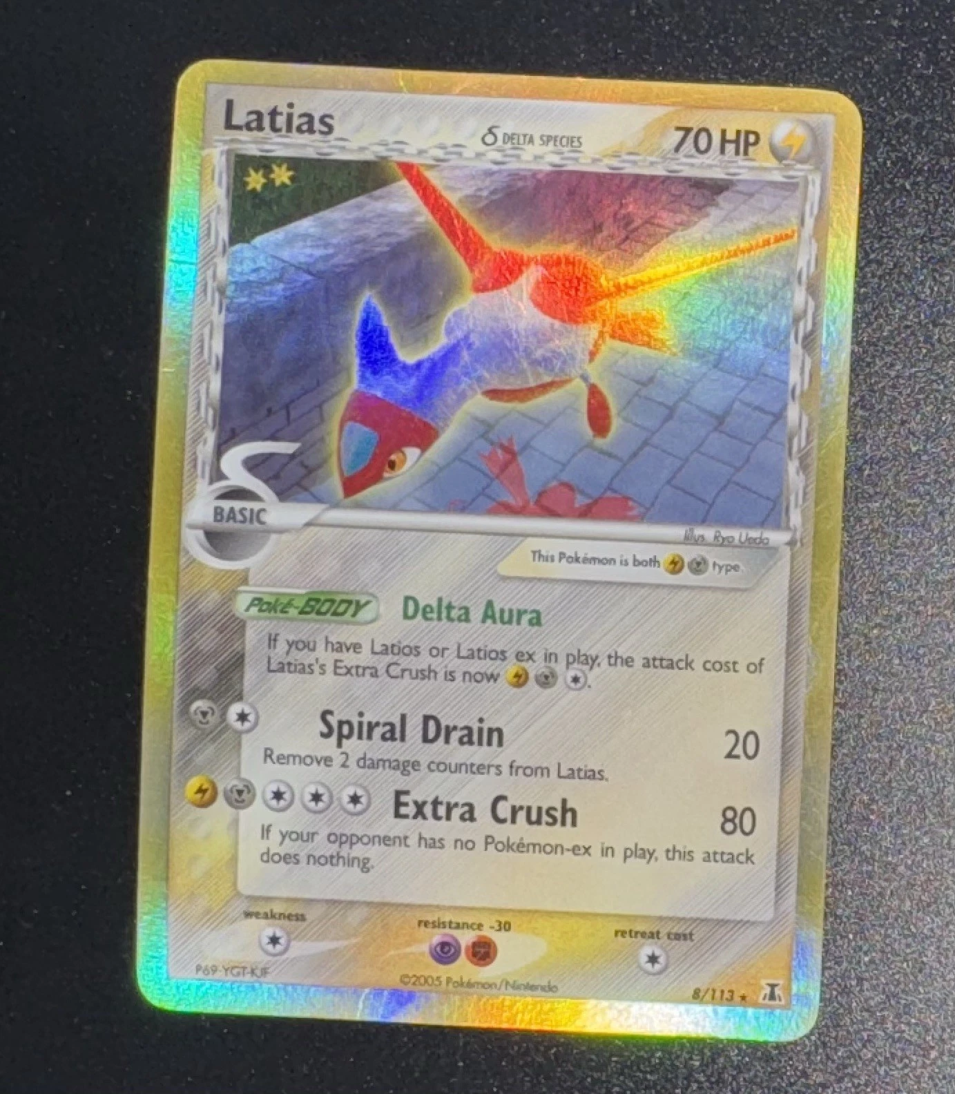 Pokémon TCG Latias Holo EX Delta Species Card 8/113