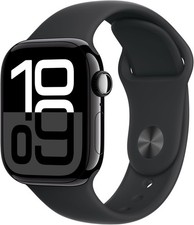 Apple Watch Series 10 (GPS + LTE) Jet Black 42MM Aluminum Case Black Sport Band