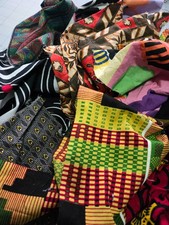 African Print Scrap Bags (Small Pieces) — 1.0 b