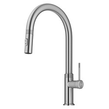 Kraus KPF-2654 Allyn 1.8 GPM 1 Hole Pull Down Kitchen Faucet - Stainless Steel