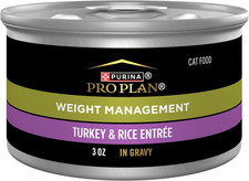 Purina Pro Plan Adult Weight Management Turkey and Rice Entree in Gravy Wet Cat