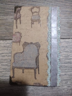 homemade pocket journal blank page chair design with storage pockets