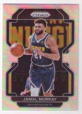 2021-22 Jamal Murray Prizm Basketball Silver Wave Prizm #102 Denver Nuggets