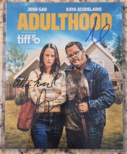 Cast Signed Adulthood Movie Signed 8x10 Alex Winters Kalya Scodelario +
