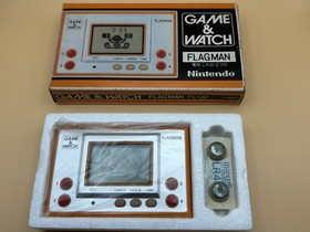 Nintendo Game & Watch FLAGMAN  FL-02 1st Ed Silver Series 1980 New Old Stock