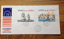 Montserrat 1976 FDC - Bicentenary of American Independence. Free UK Postage