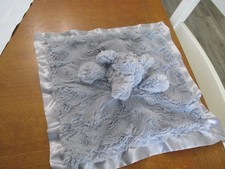 Cloud Island Gray Elephant Lovey Blanket Swirls Soft Satin Baby 14" no tags