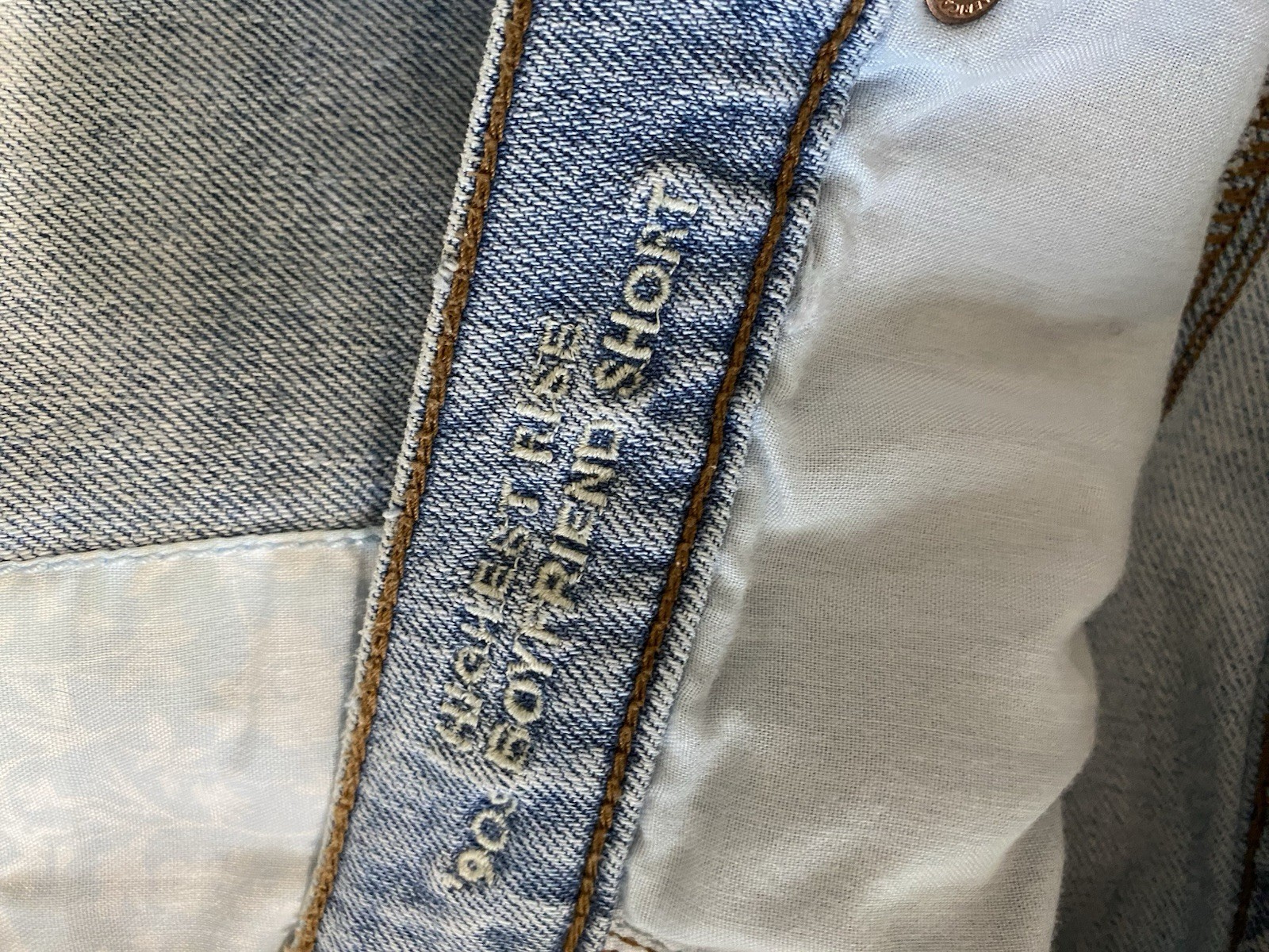 AMERICAN EAGLE size 8 DISTRESSED PATCHWORK HIGHES… - image 9