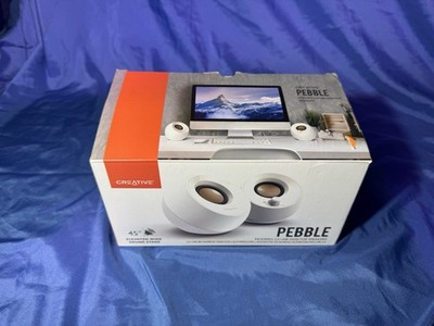 Creative Pebble 2.0 USB-Powered Desktop Speakers with Far-Field Drivers and