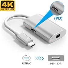 Image of USB C to Mini DisplayPort Adapter 4K 60Hz USB 3.1 to Mini DP Cable Converter