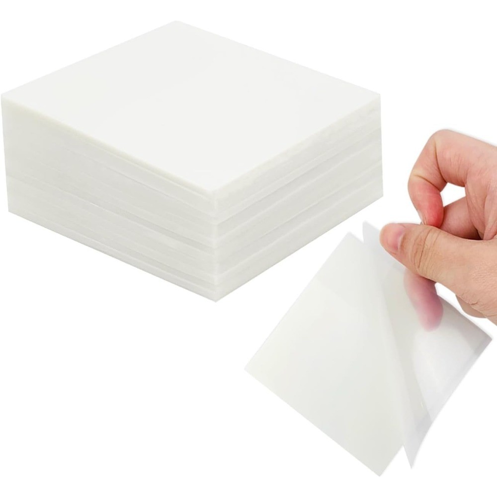 Transparent Sticky Notes 3x3 Inch Clear Translucent Waterproof See Through Self-image