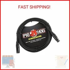 Pig Hog PHDMX10 3 Pin DMX Lighting Cable, 10 Feet