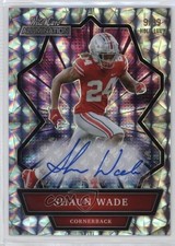 2021 Wild Card Alumination Holo-Lux Silver 9/99 Shaun Wade Rookie Auto RC 1k5. rookie card picture