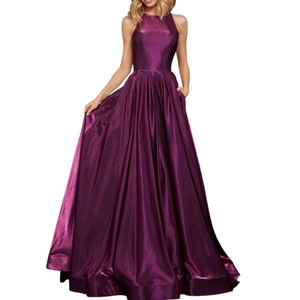 elegant pink dresses for wedding guests Berylove Women Pink Ruffled Wedding Guest Dress A Line V-Neck Chiffon Mother of the Bride Dress with Slit, Pink / US4
