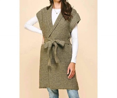 Pinch Women's Belted Sweater Cardigan Size S/M