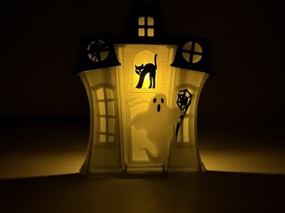 Bath and Body Works Halloween Wallflower Color Changing Haunted House EXCELLENT