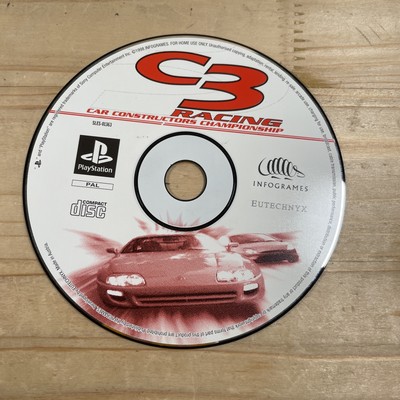 Sony PS1 Spiel   C3 RACING   Nur Disk   Playstation #K74