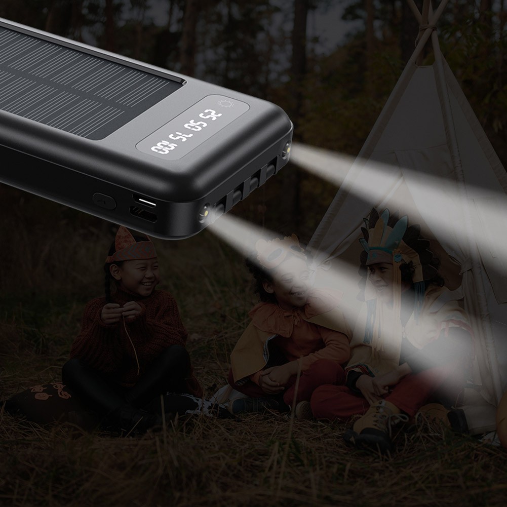 2025 Super 90000000mAh 4 Output Portable Charger Solar Power Bank for Cell Phone